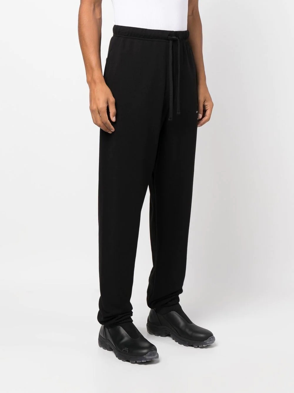 logo-print drop-crotch trackpant - 3