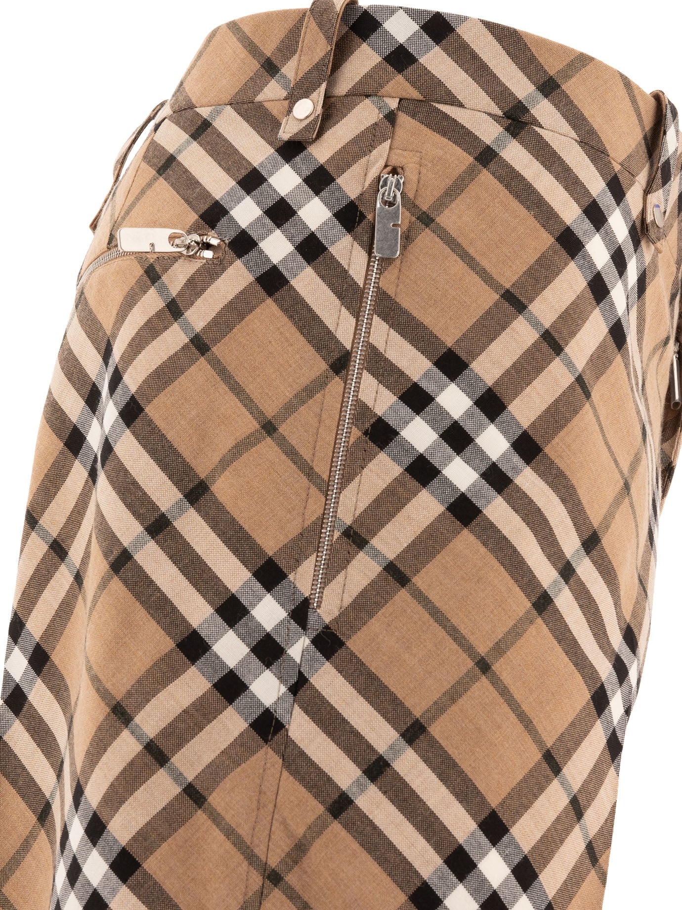Burberry Wool Blend Tailored Trousers - 4