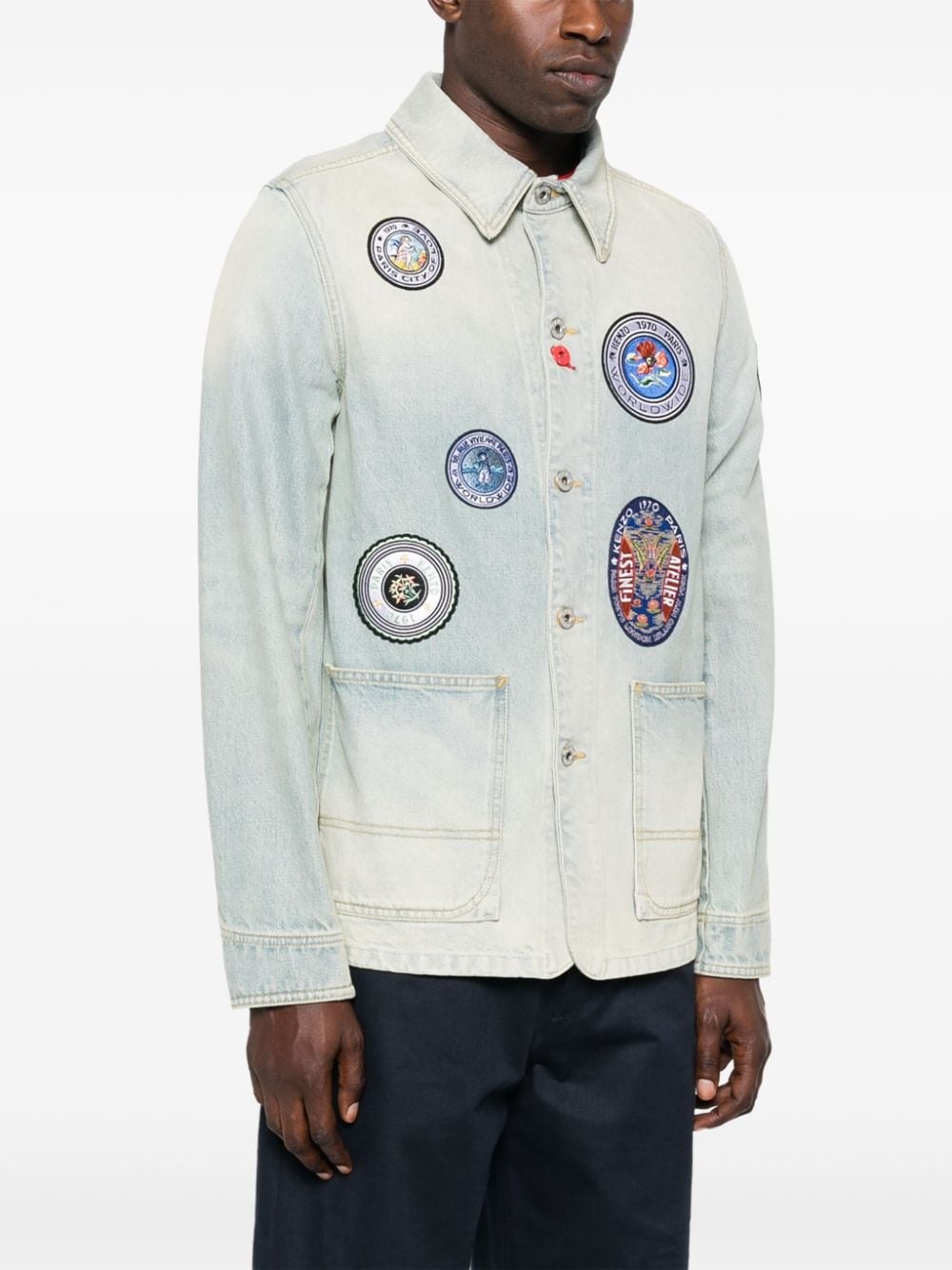 Travel badge denim jacket - 3