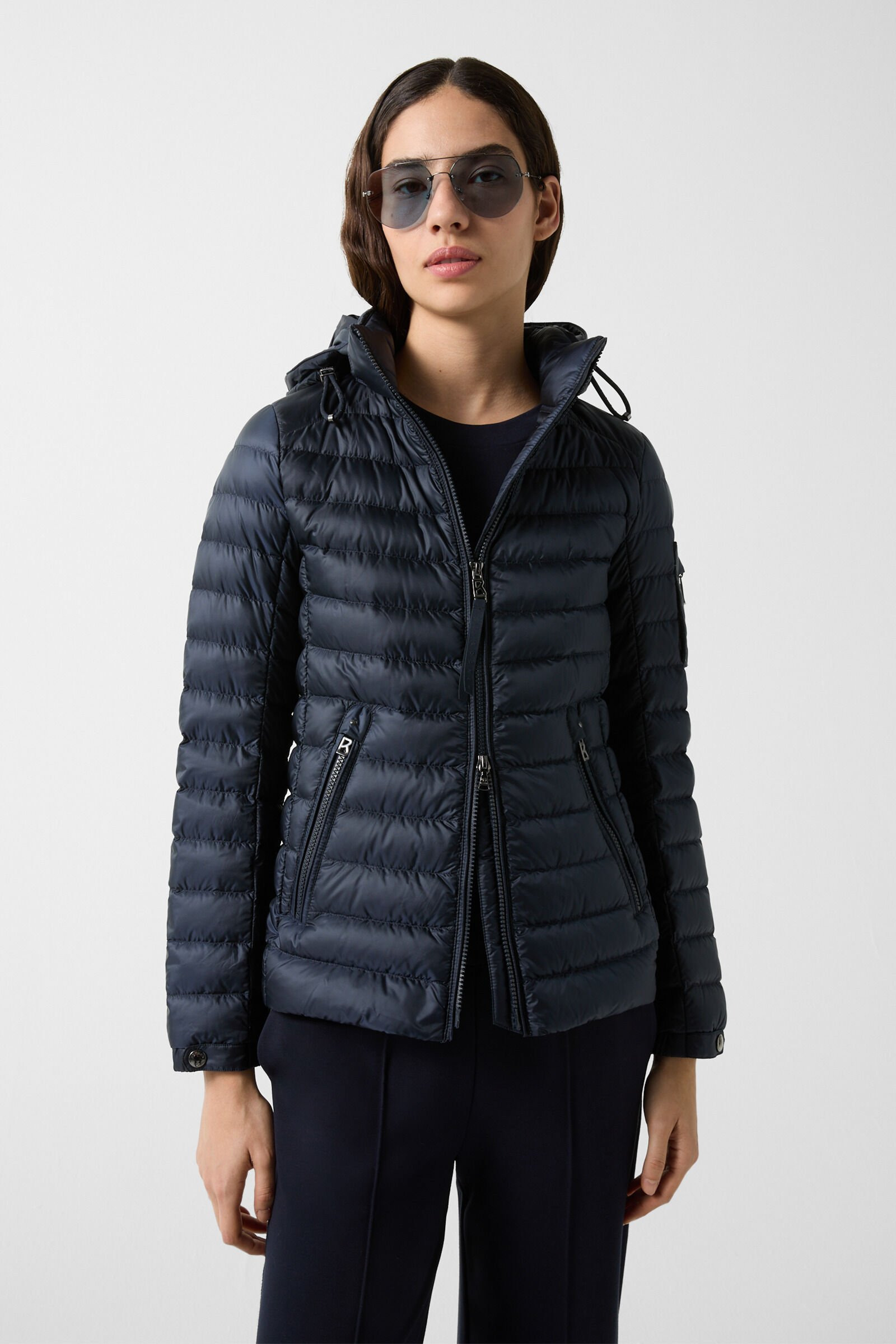 Farah lightweight down jacket in Navy blue - 2