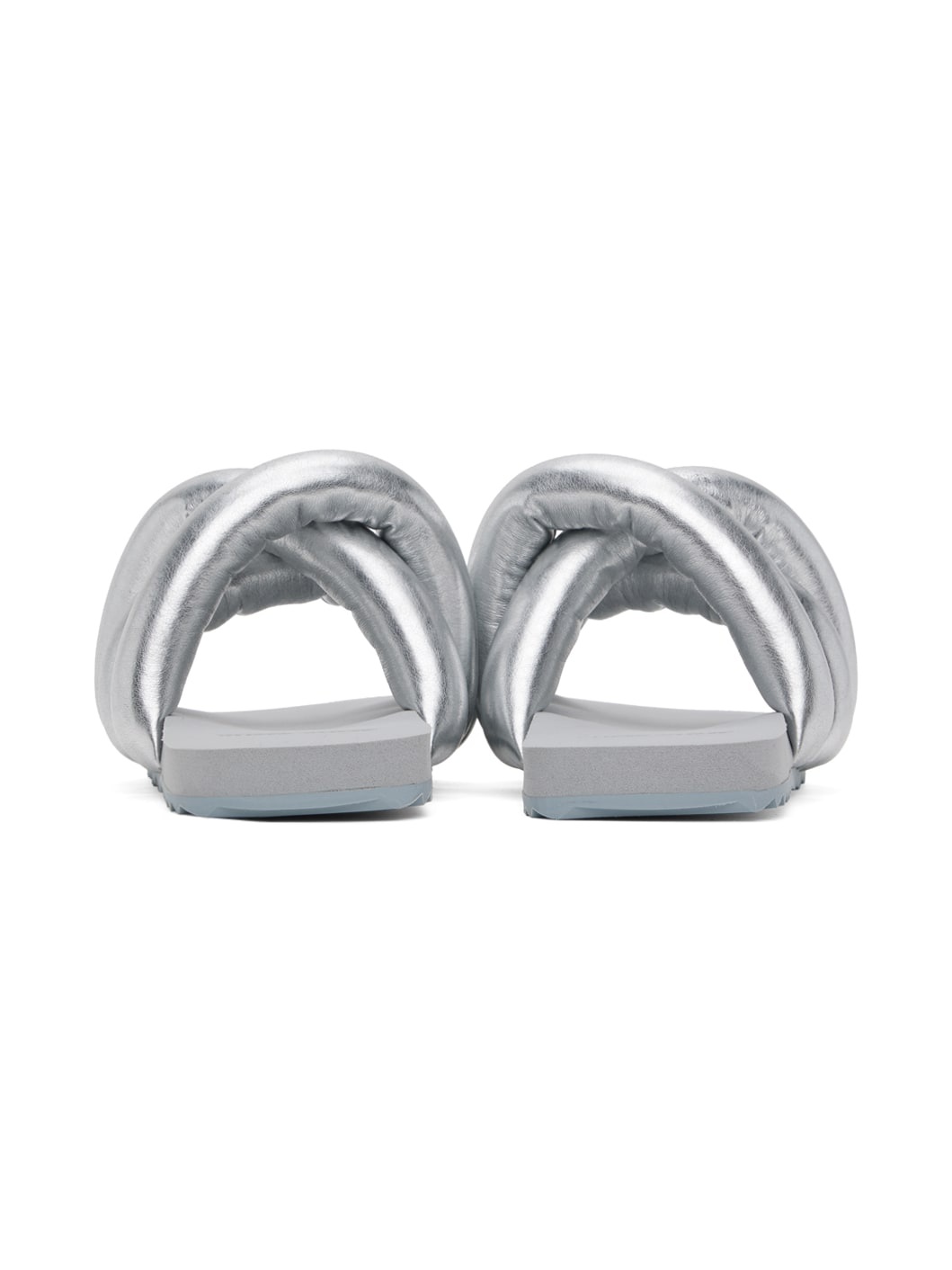 Silver Tyre Sandals - 2