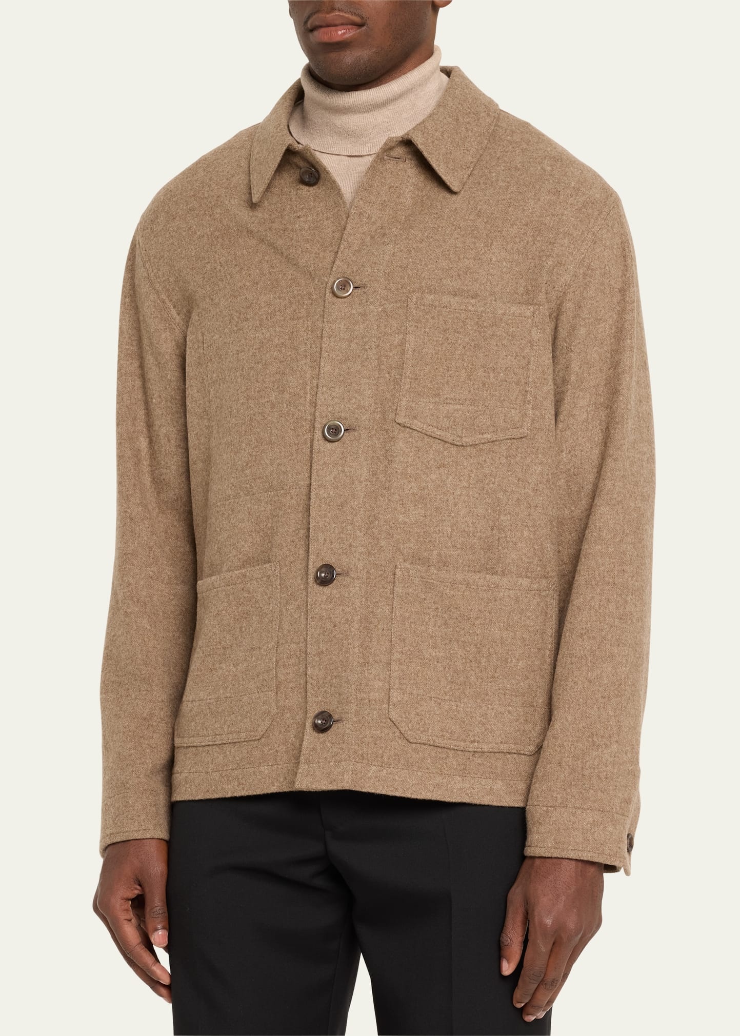 Men's Burnham Brushed Basketweave Jacket - 4