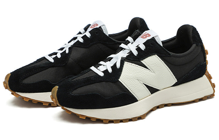 (WMNS) New Balance 327 'Black White Gum' WS327BL - 3