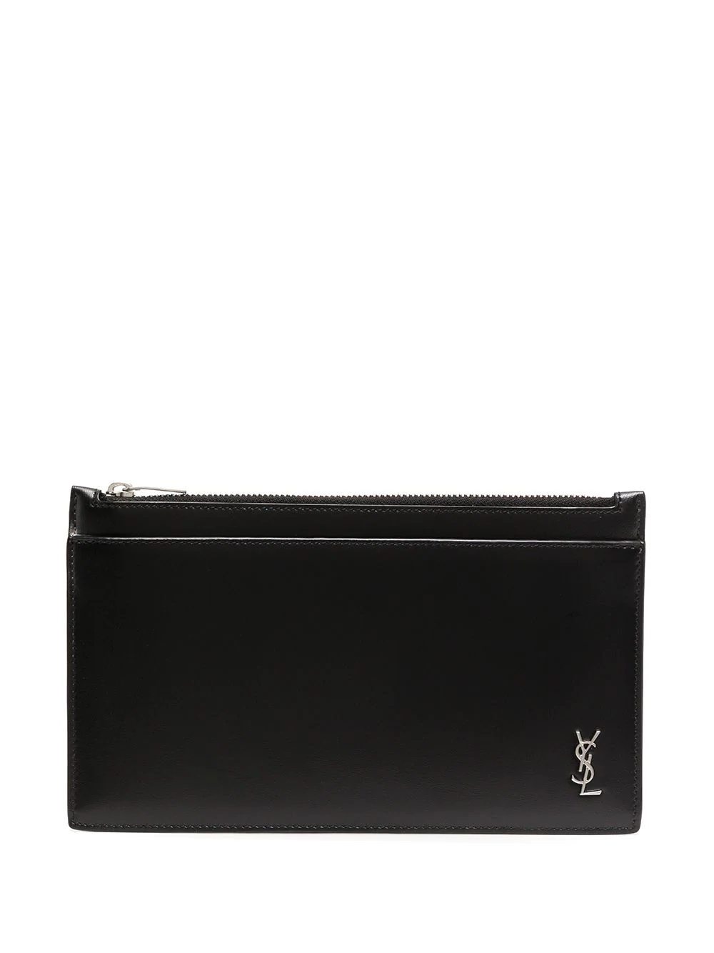 logo-plaque zipped wallet - 1