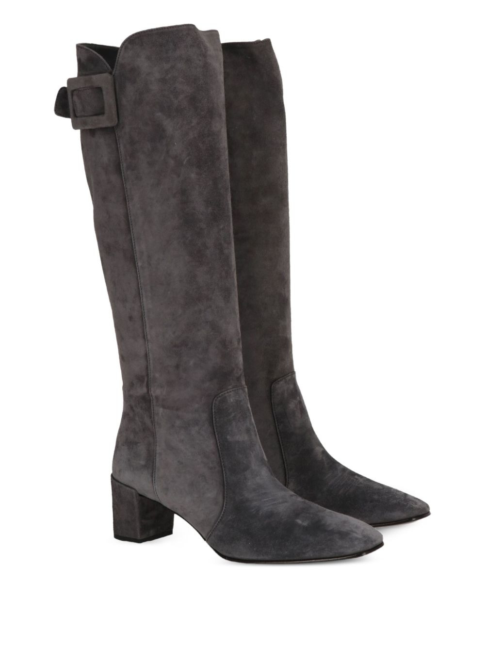 buckle-detail knee-high boots - 2