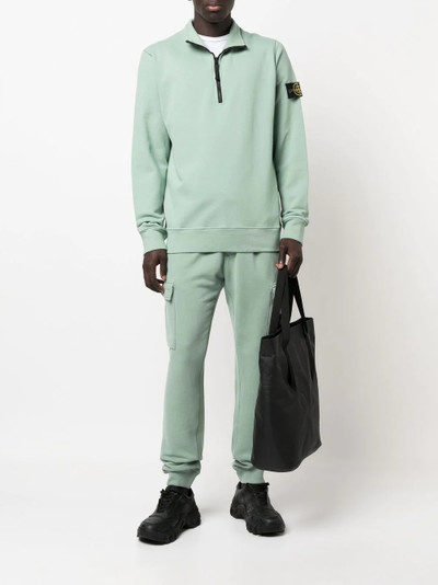 Stone Island zipped long-sleeve sweatshirt outlook