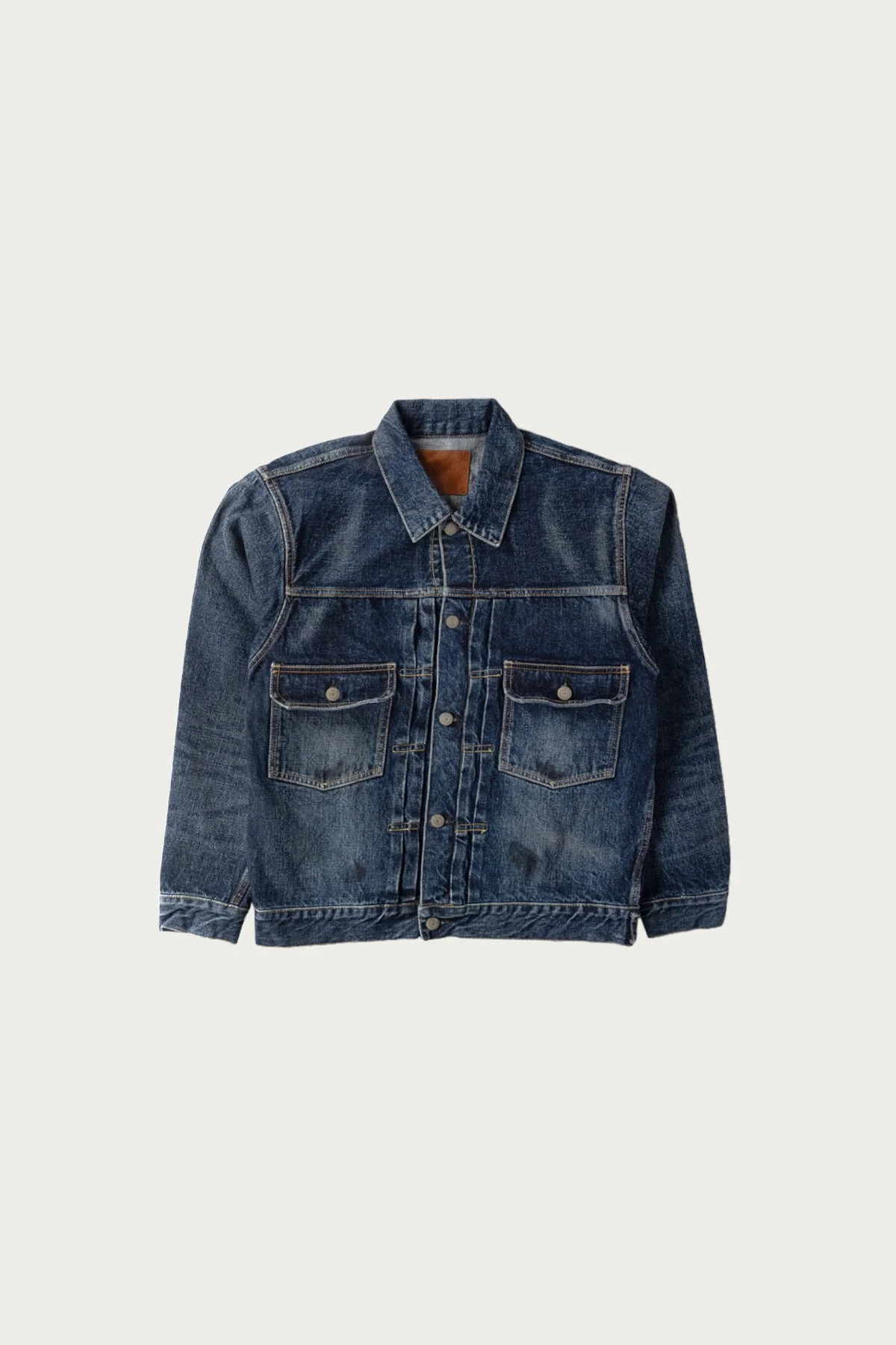 2050-2102 - "Fear of The Dark" Type 2 Denim Jacket - Indigo Blue - 1