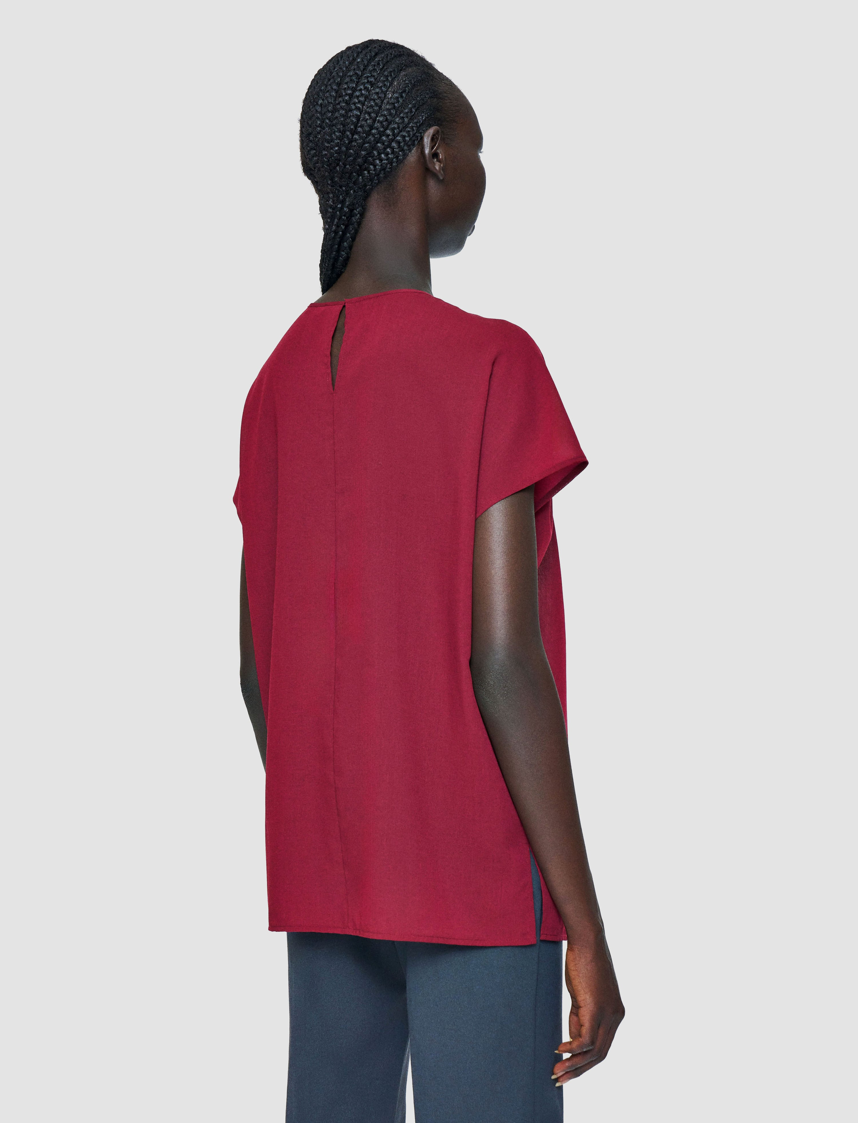 Broca Wool Voile Blouse - 4