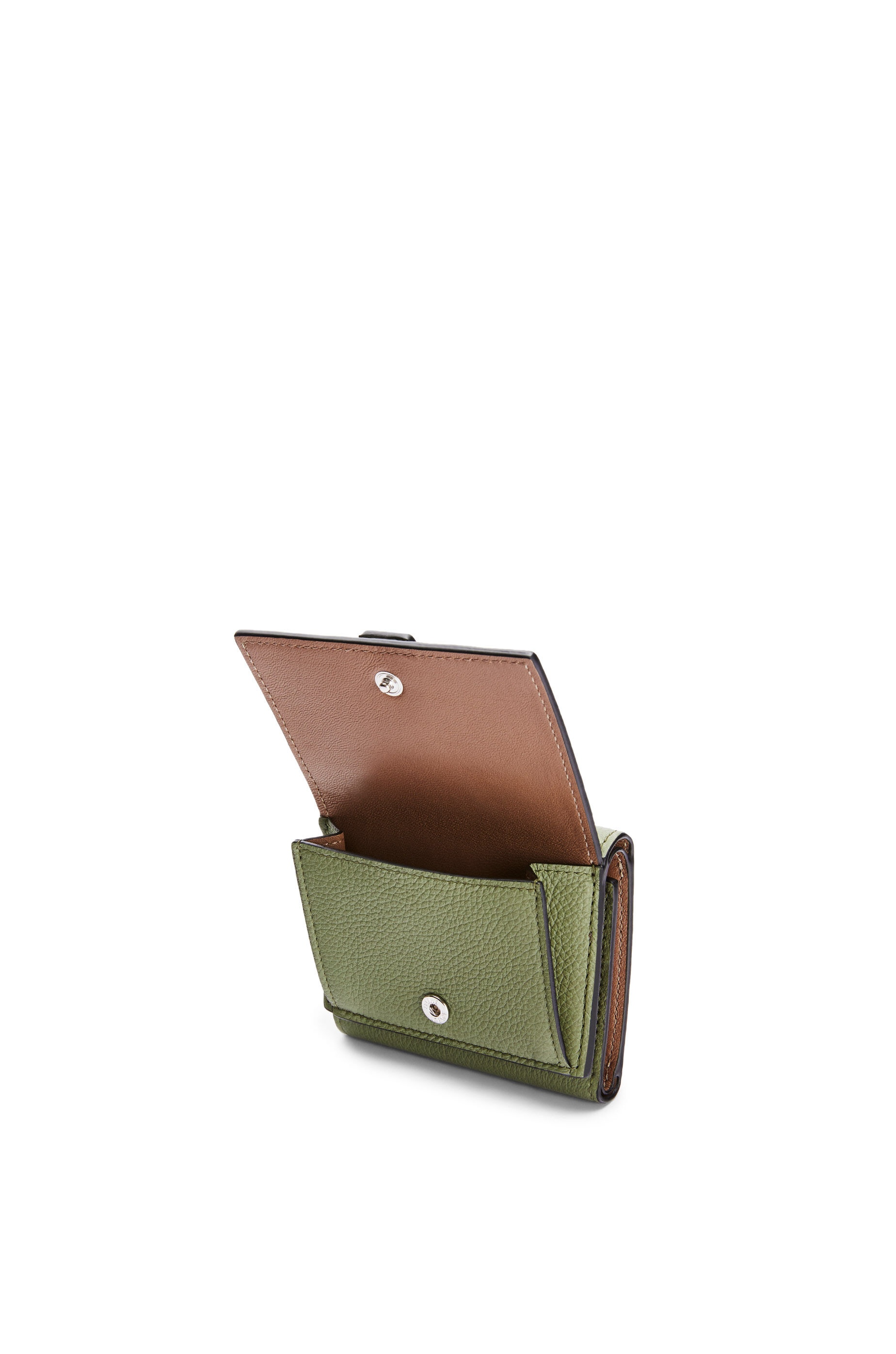 Trifold wallet in soft grained calfskin - 2