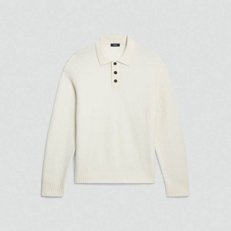 Relaxed Polo Sweater in Astor Wool 1