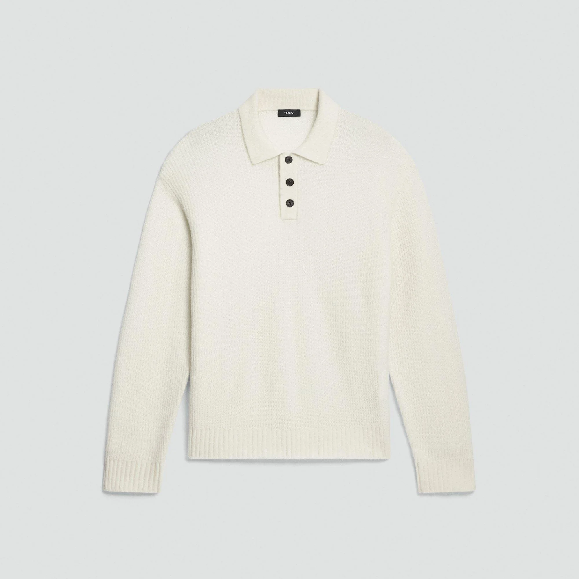 Relaxed Polo Sweater in Astor Wool - 1