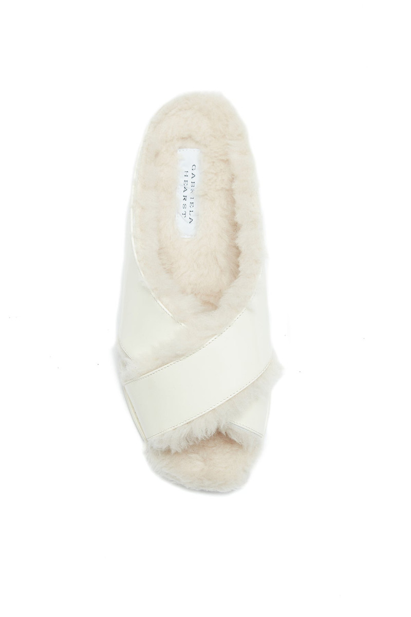 Ellington Slide with Cream Wool Fur 4