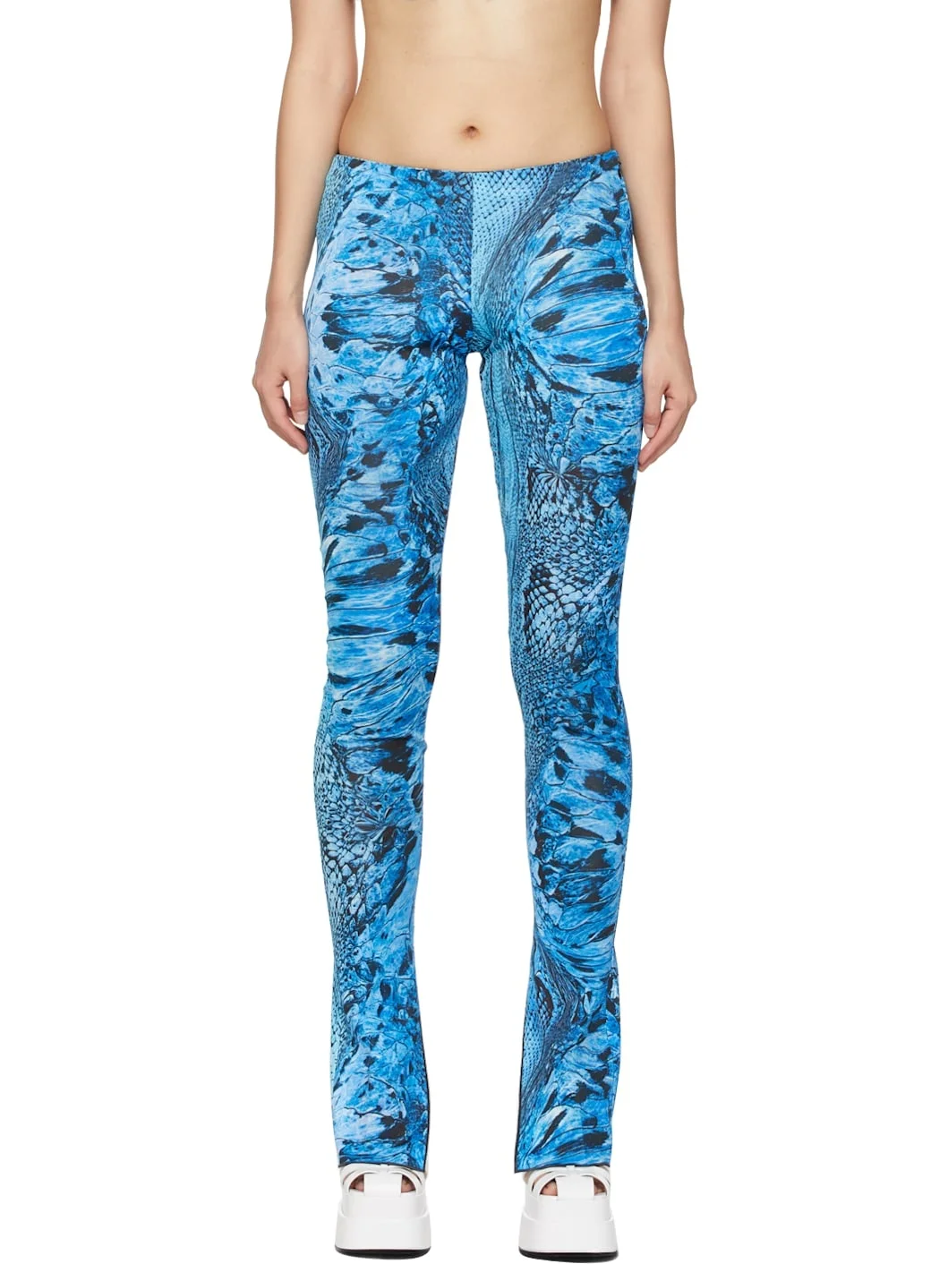 Blue Snake Leggings - 1