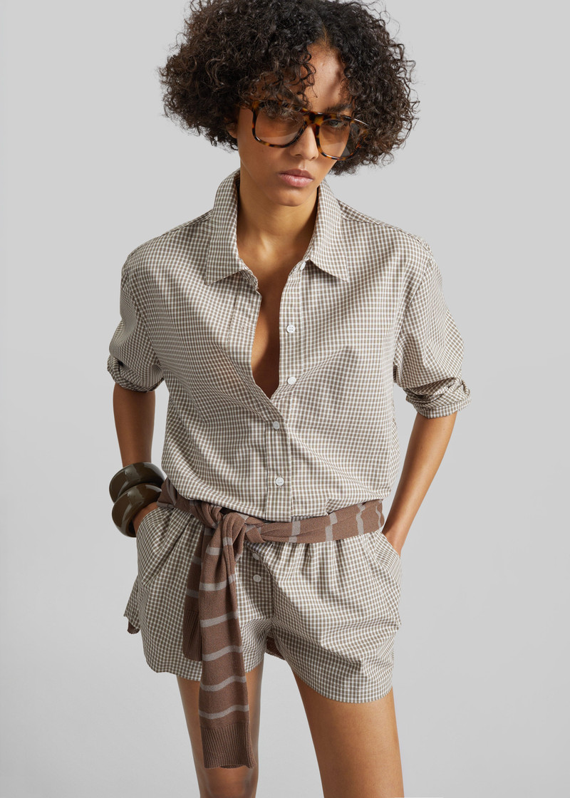 Odemira Shirt - Beige Plaid 8