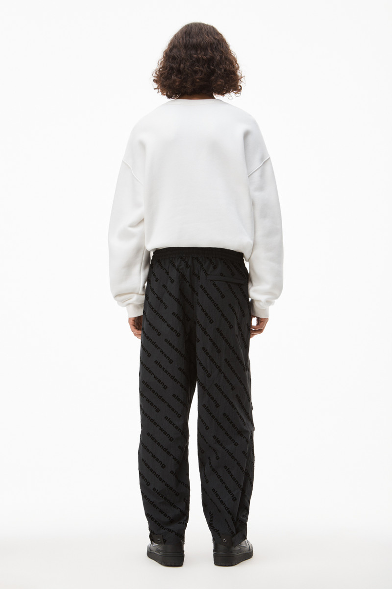 LOGO TRACK PANT IN CRINKLE NYLON 6