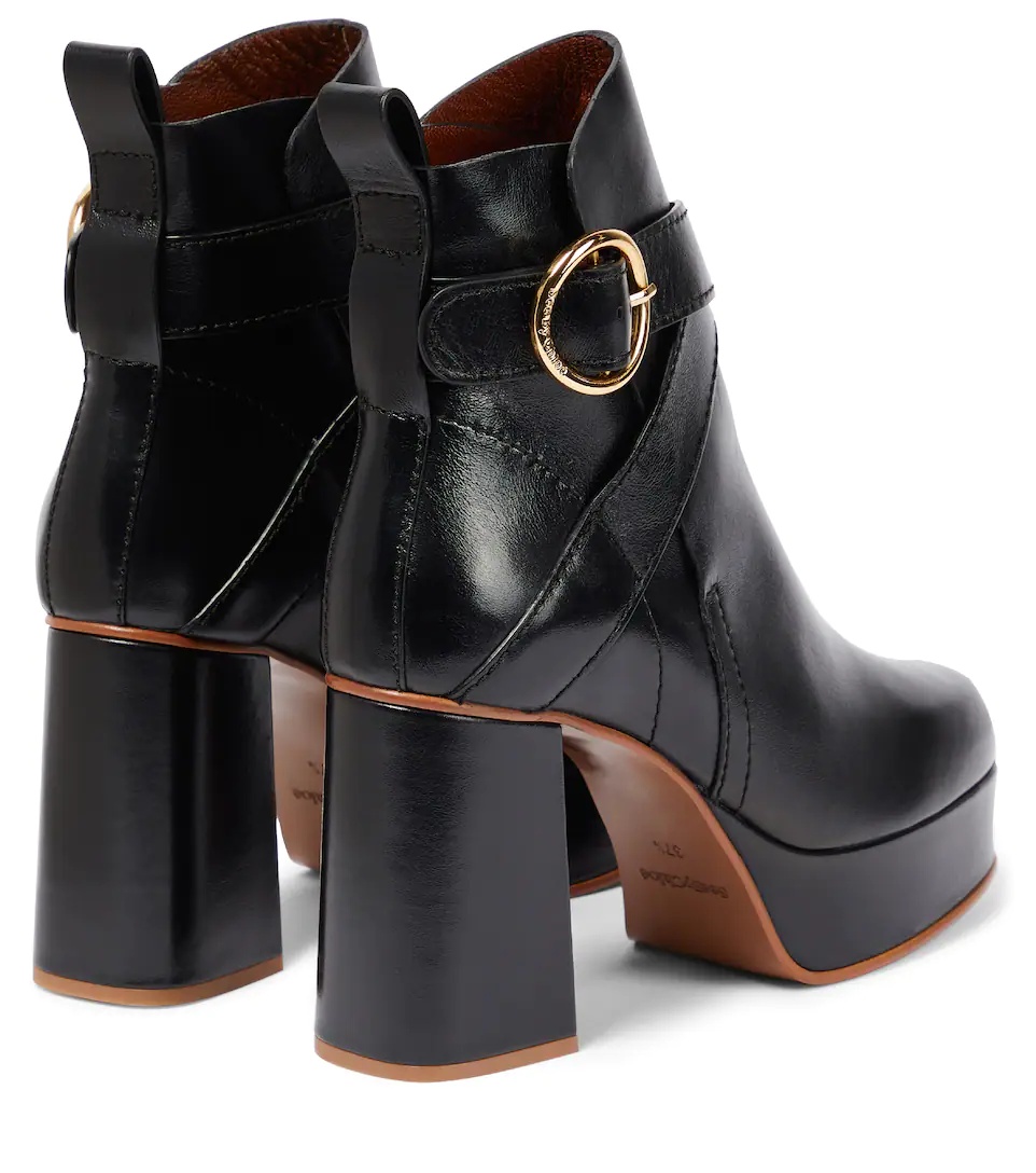 Lyna leather ankle boots - 3