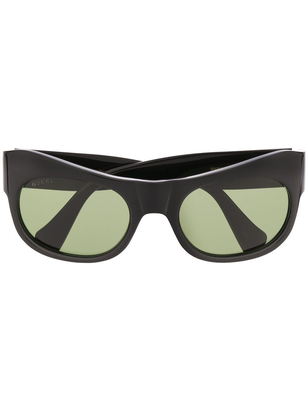 curved-frame sunglasses - 1