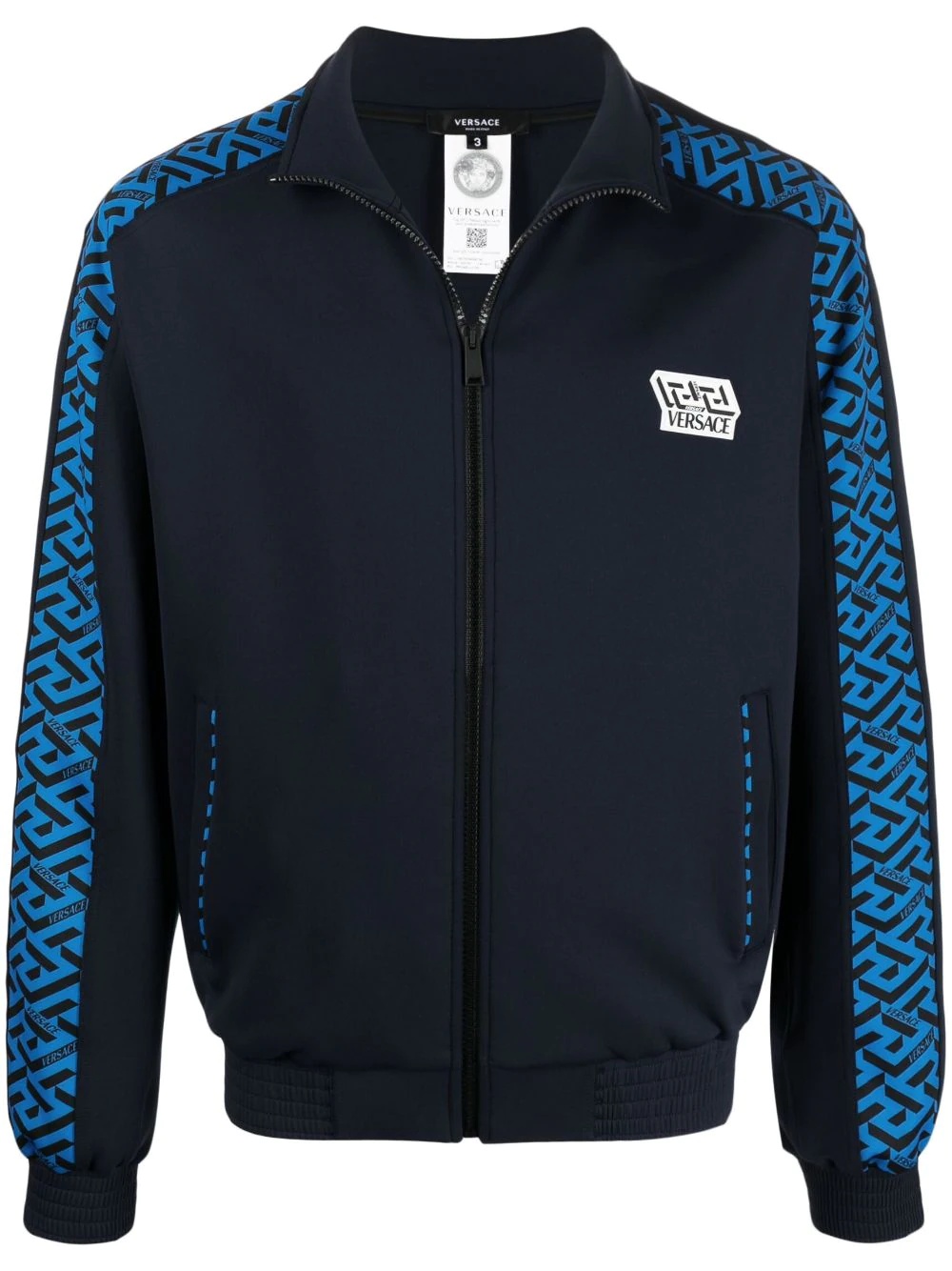 Greca-print track jacket - 1