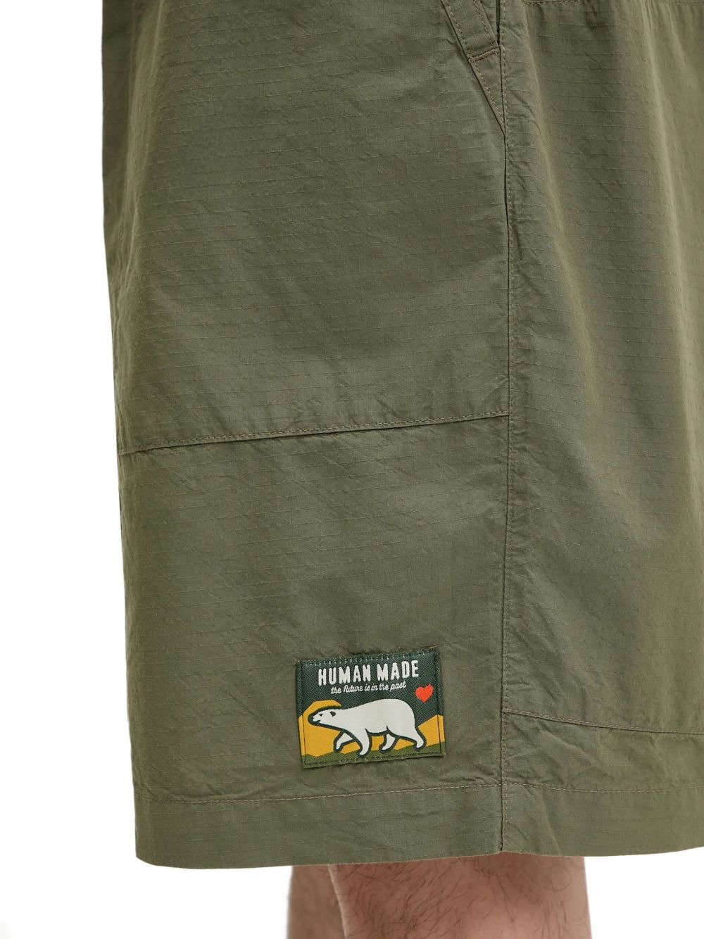 patch-pocket elasticated shorts - 5