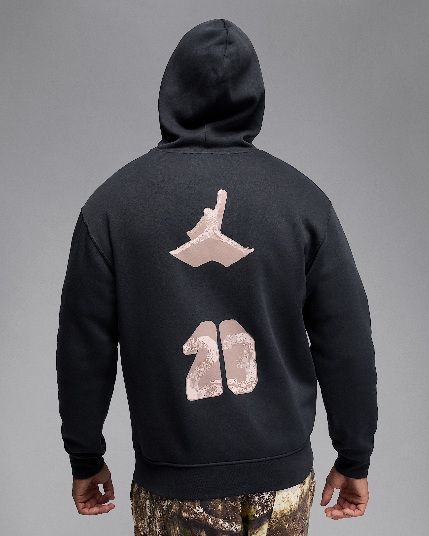 Jordan AJ4 Men's Fleece Pullover Hoodie - 2