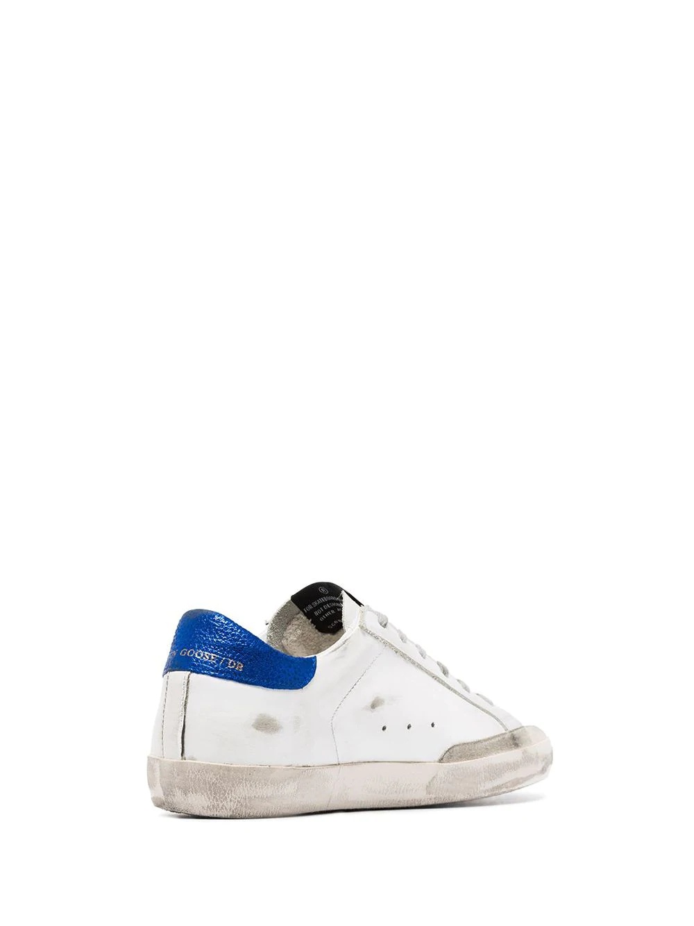 white Superstar leather low-top sneakers - 3