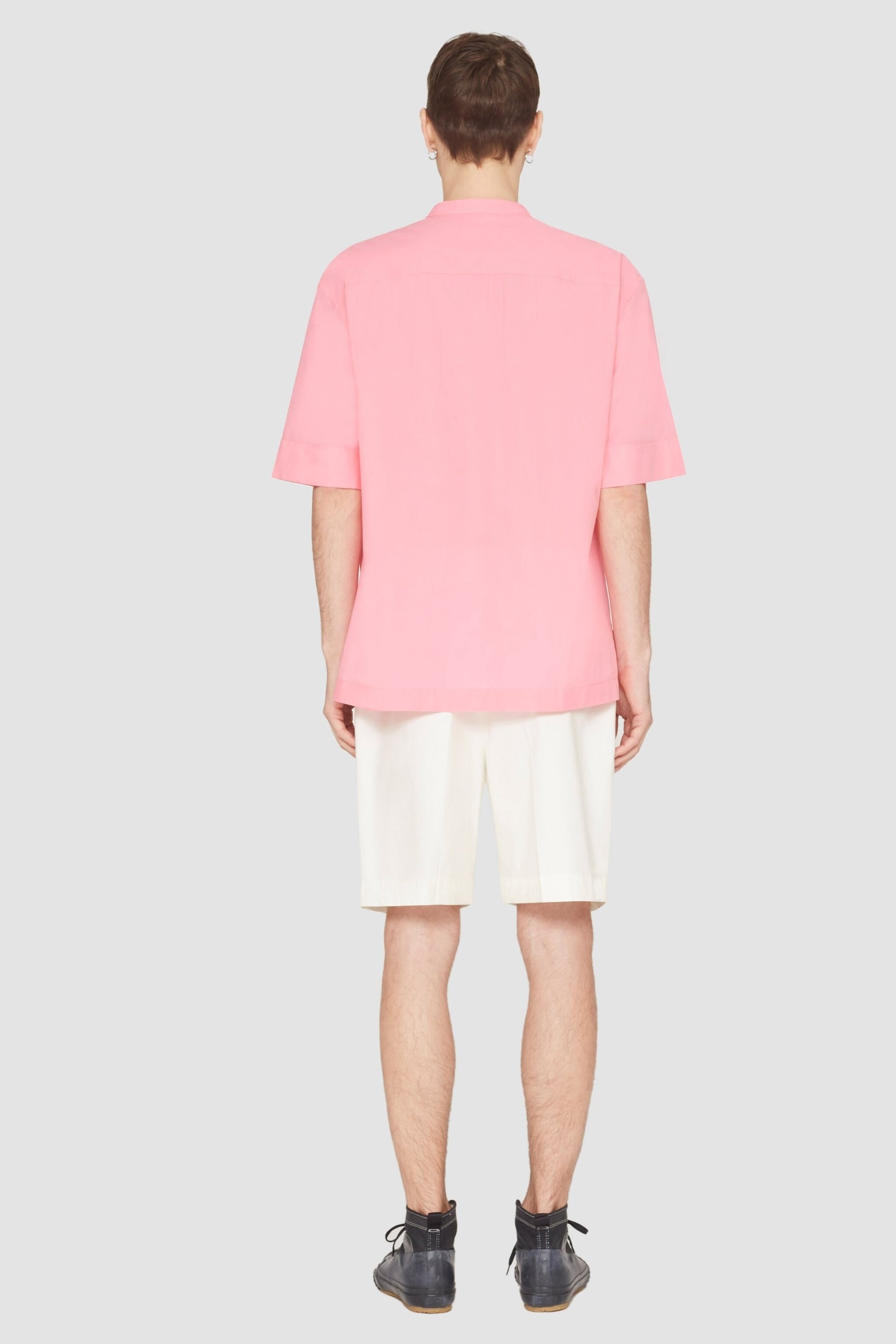 Short Sleeve Zip-Front Shirt - 4