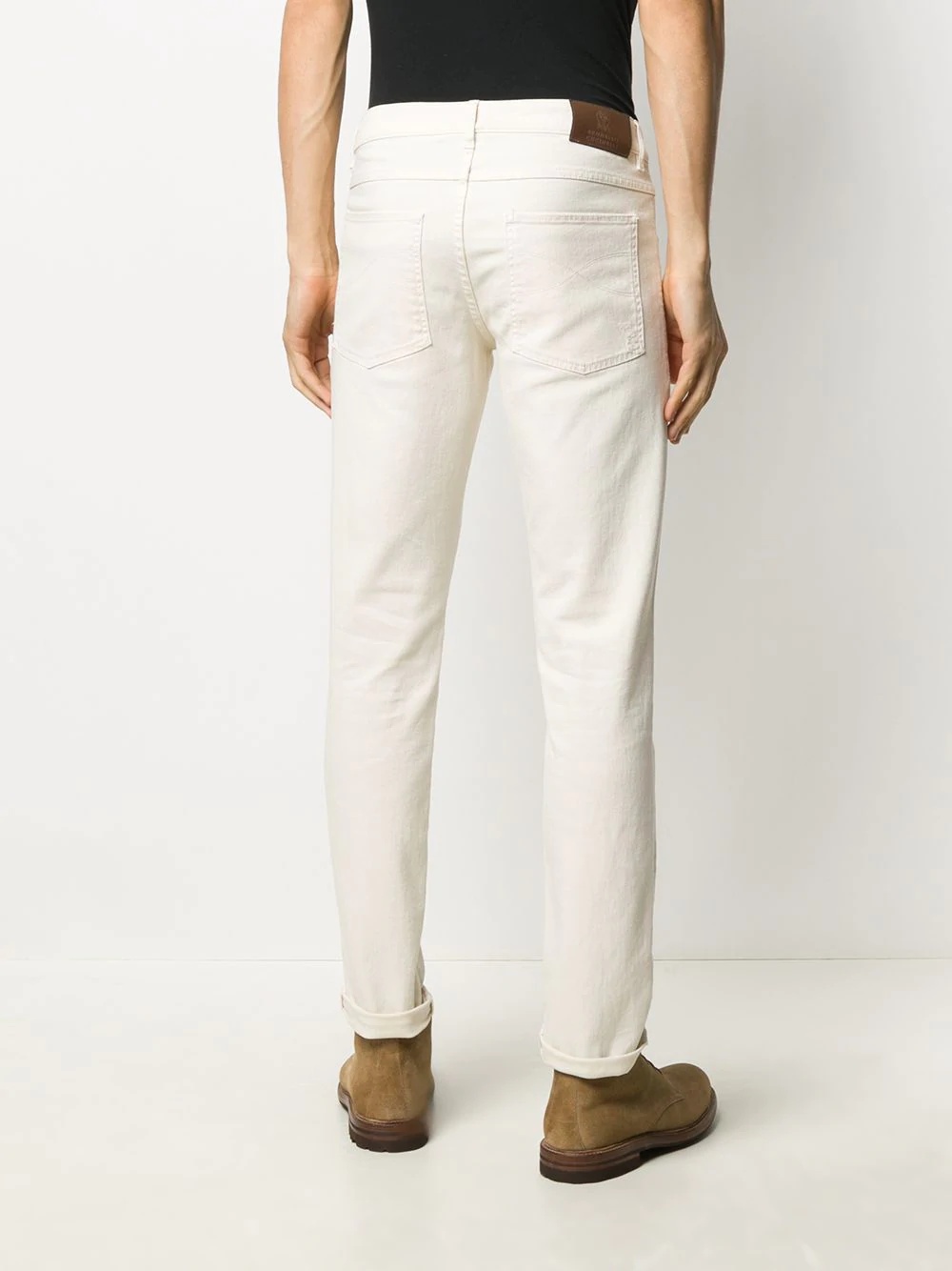 loose fit corduroy cotton trousers - 4