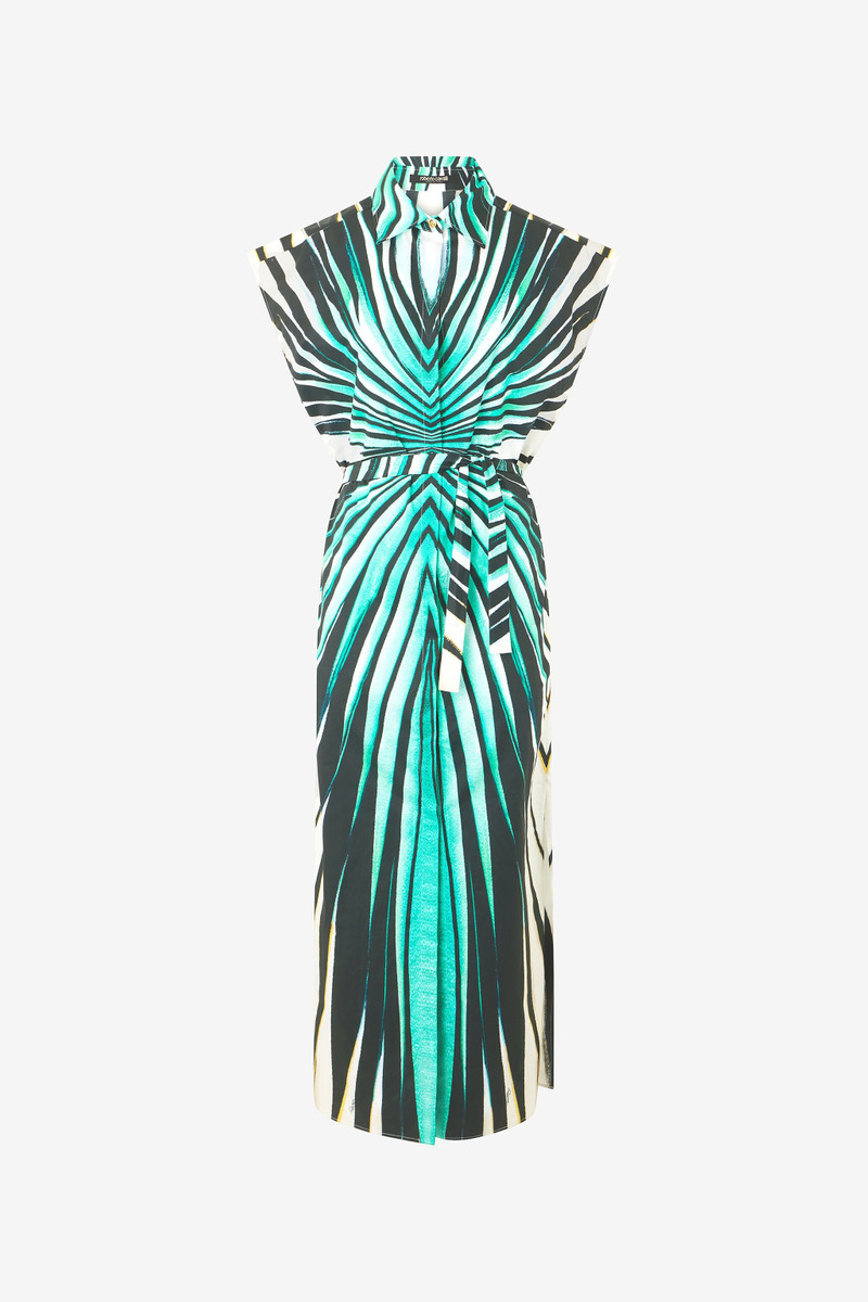 Ray Of Sea Print Midi Dress 1