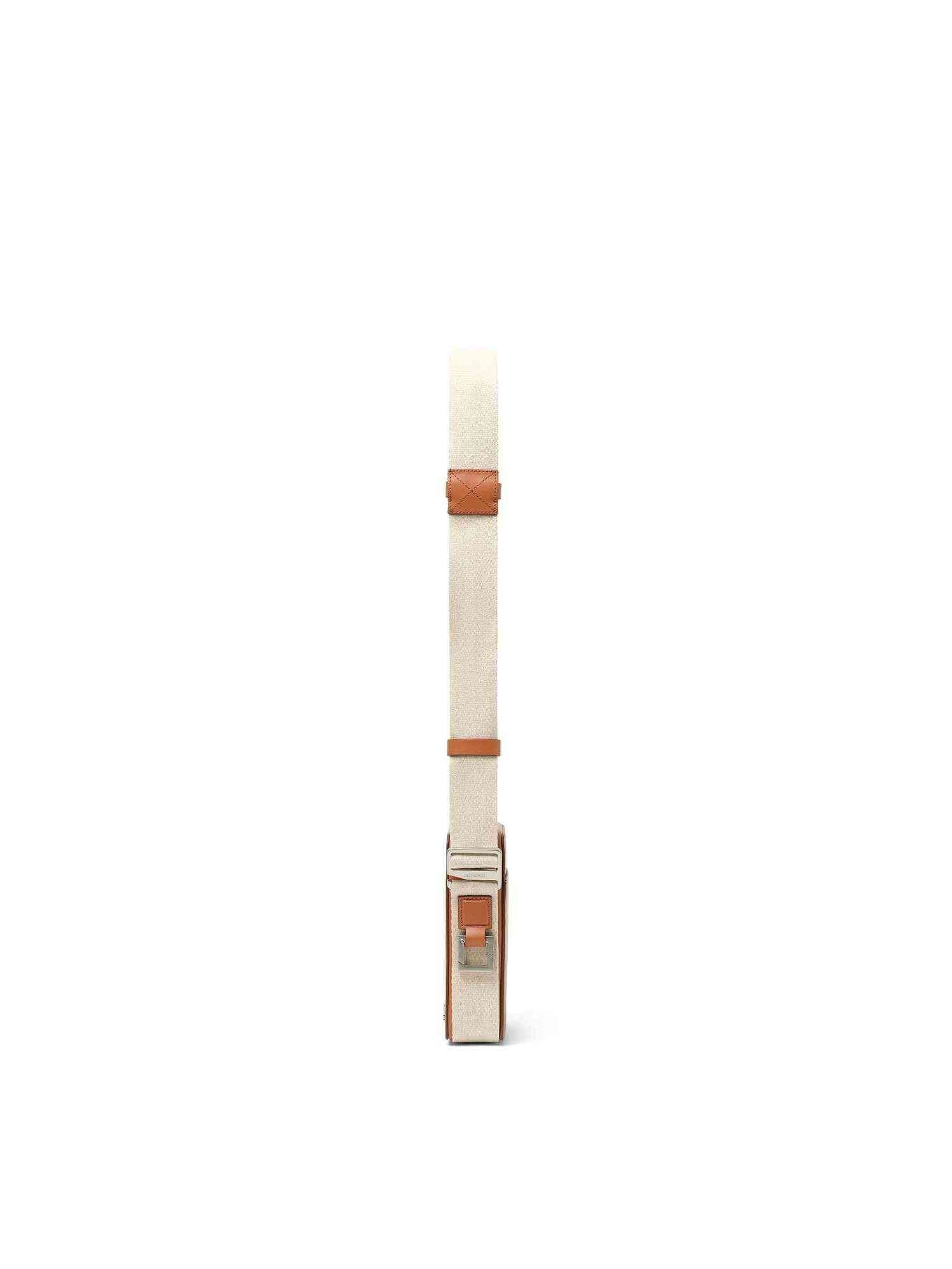 Le Cuerda Vertical Leather Bag in Light Brown 2 - 3
