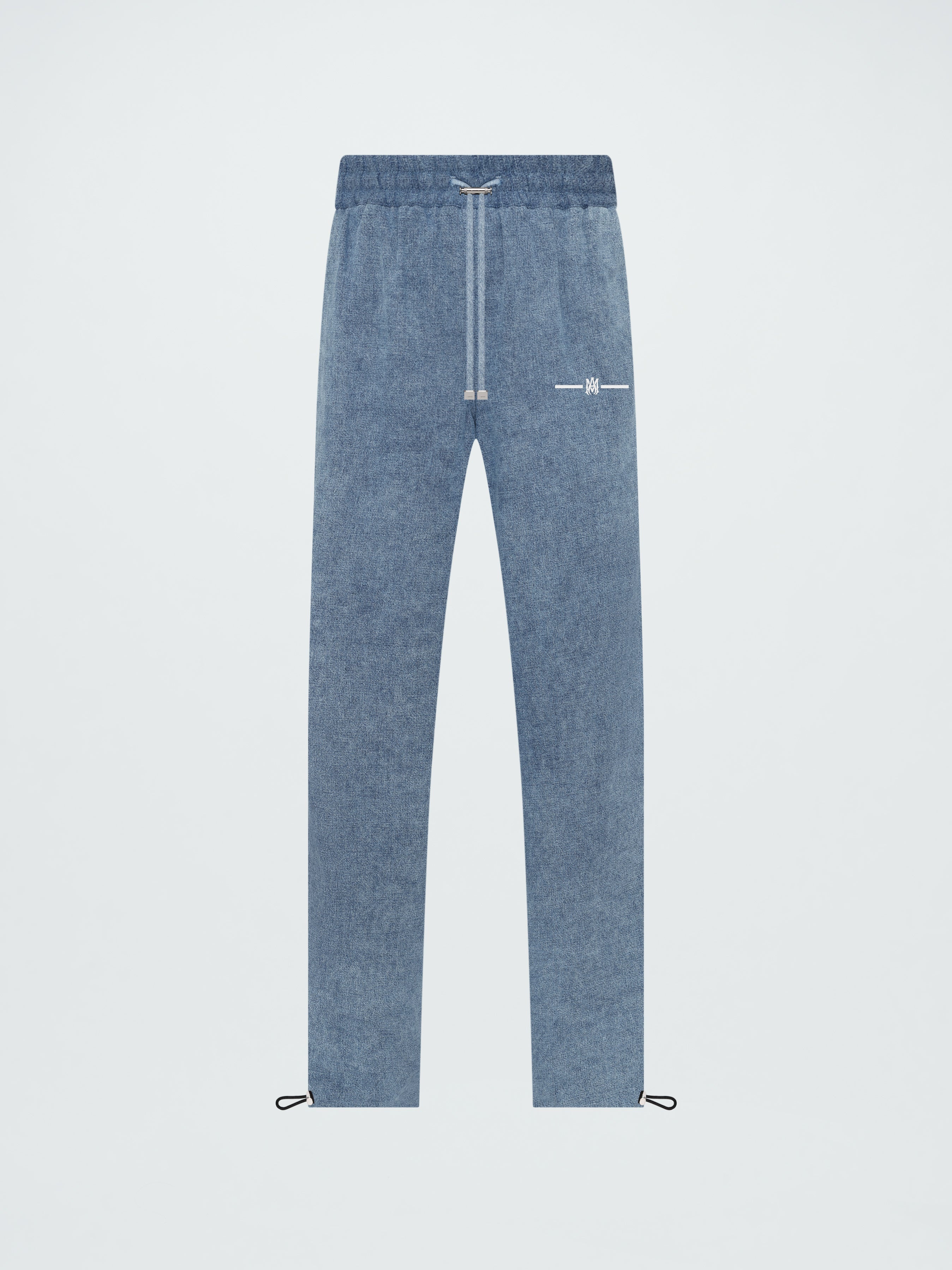 M.A. CHAMBRAY TRACK PANTS - 1