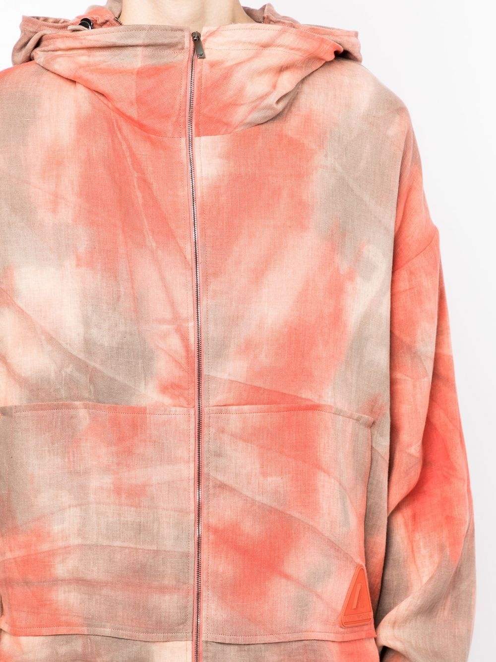 tie-dye hooded jacket - 5