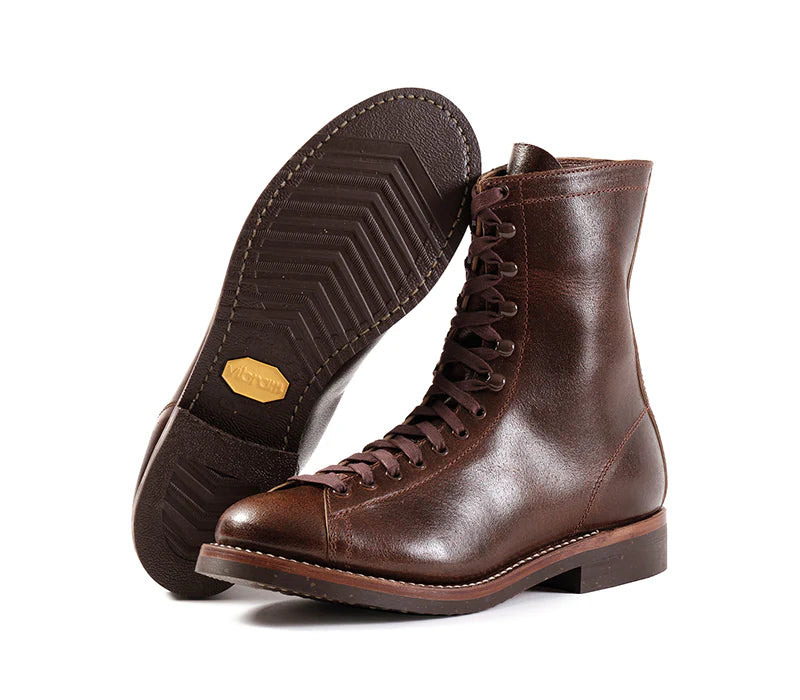 LK-039 Fieldmaster Boots Horween SHF Horsehide Havana Leather - 2