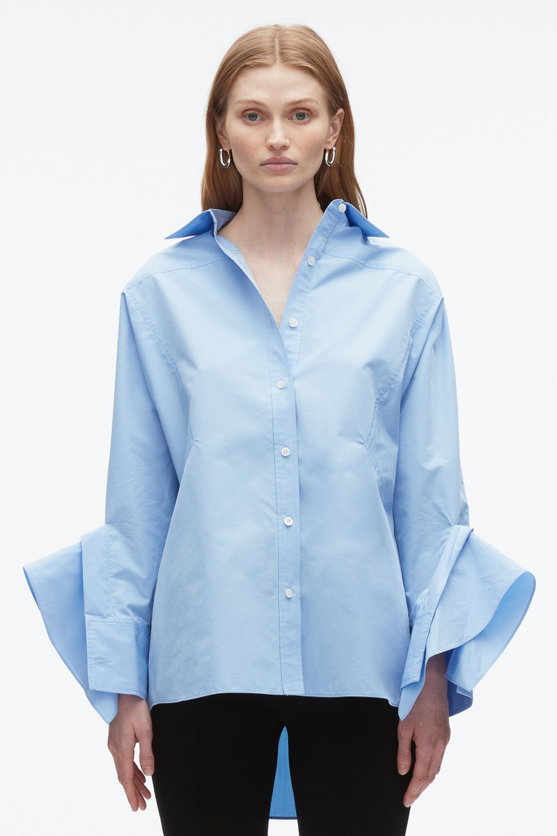 Oversize Shirt with Cascade Cuff 3