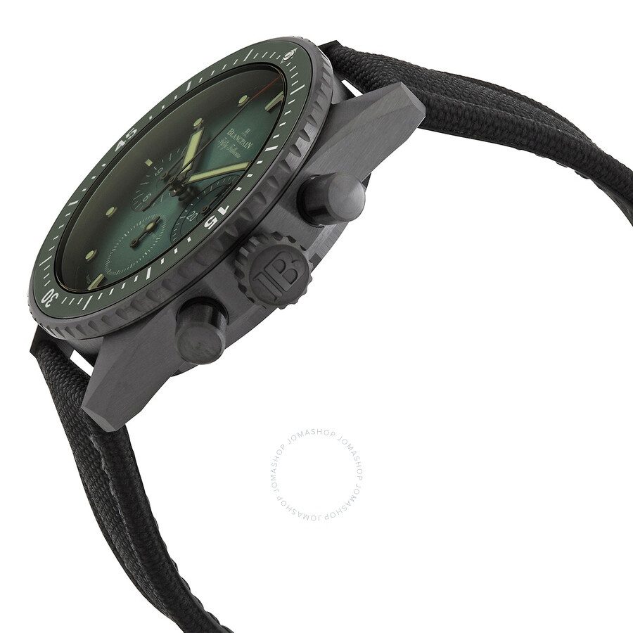 Blancpain Fifty Fathoms Chronograph Automatic Green Dial Men's Watch 5200 0153 B52A - 2