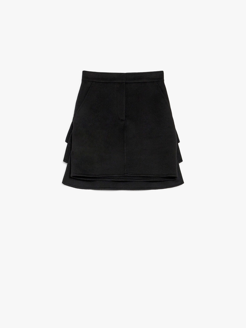 CARO Short, camel colour skirt - 1