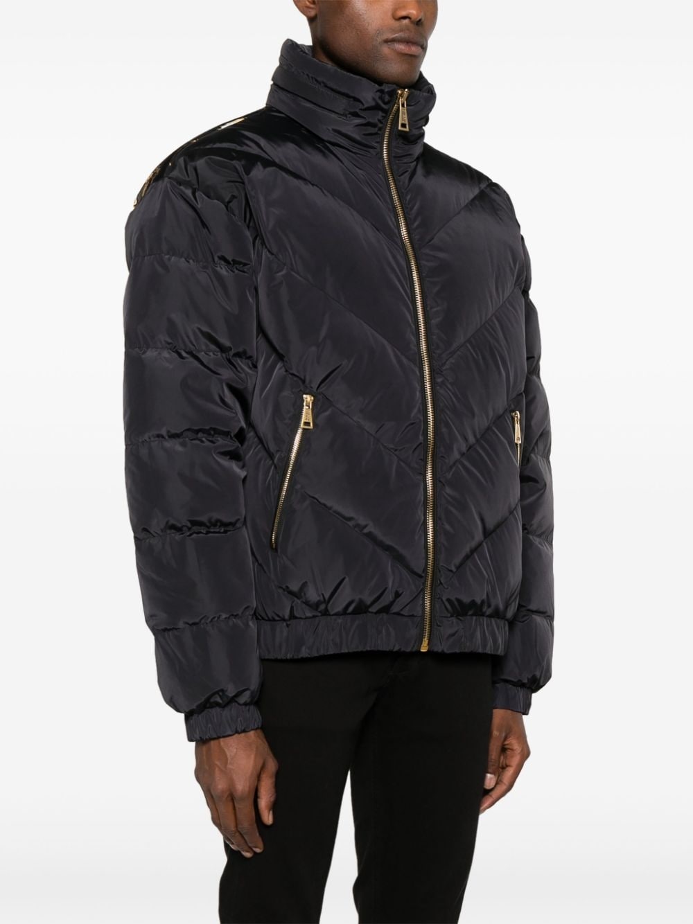 logo-print jacket - 4