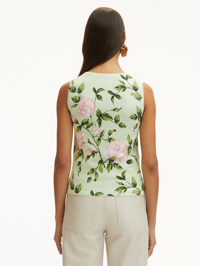 ENGLISH ROSE PRINTED TANK 4