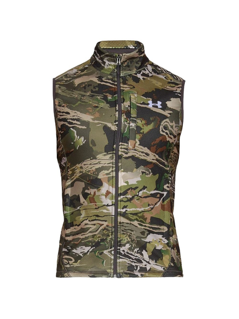 Off Grid Zephyr camouflage zip-up gilet 1