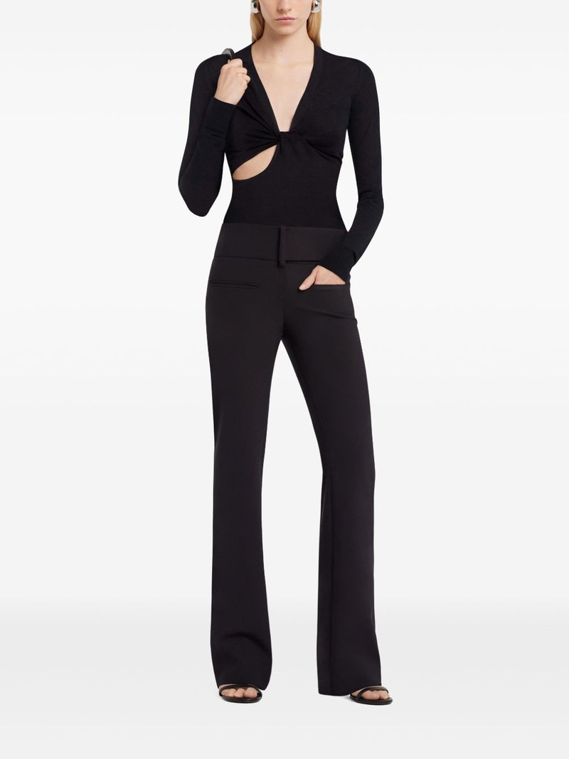 courrèges twist-detailing shirt outlook