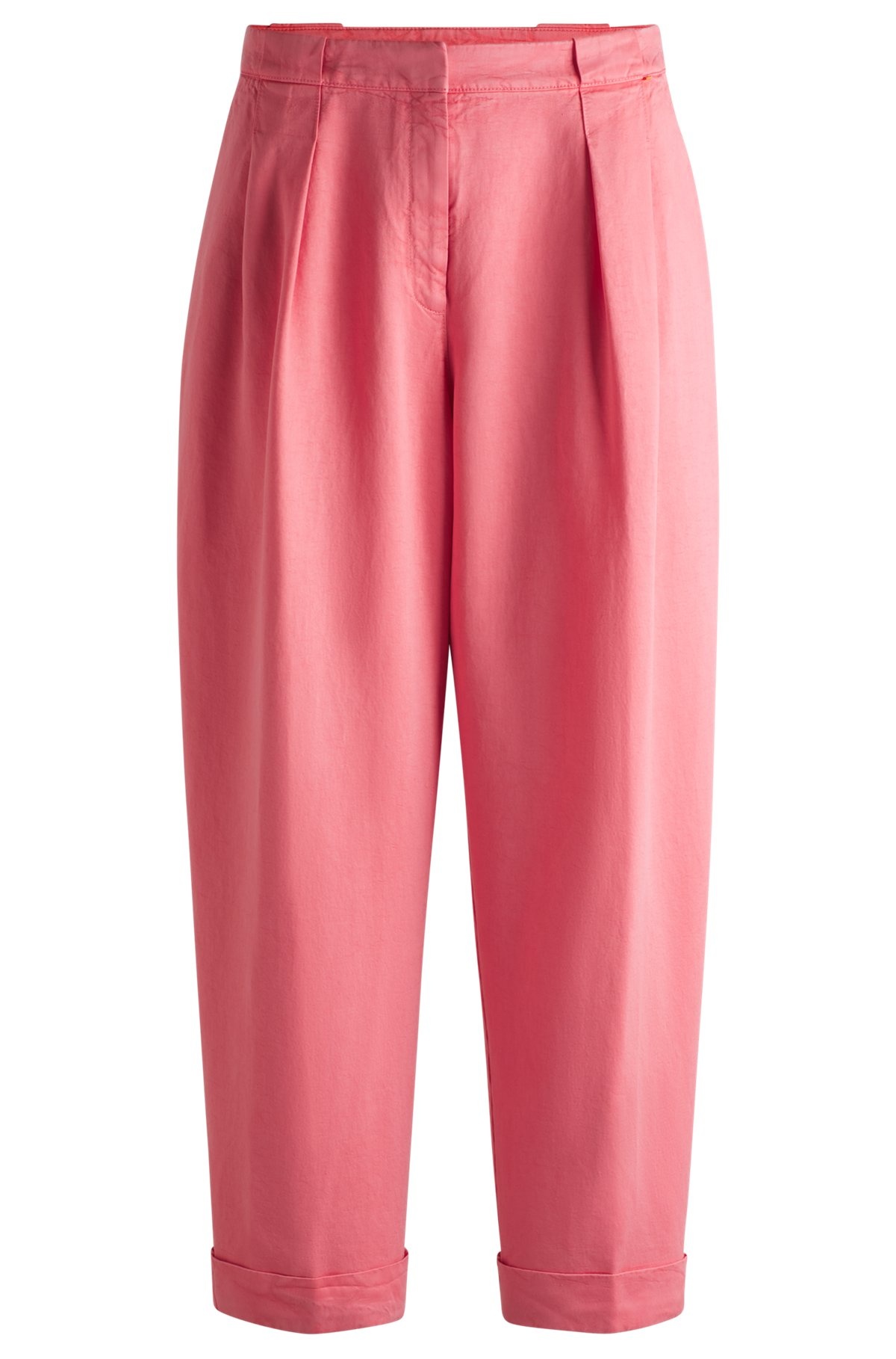 REGULAR-FIT TROUSERS WITH TAPERED LEG - 1