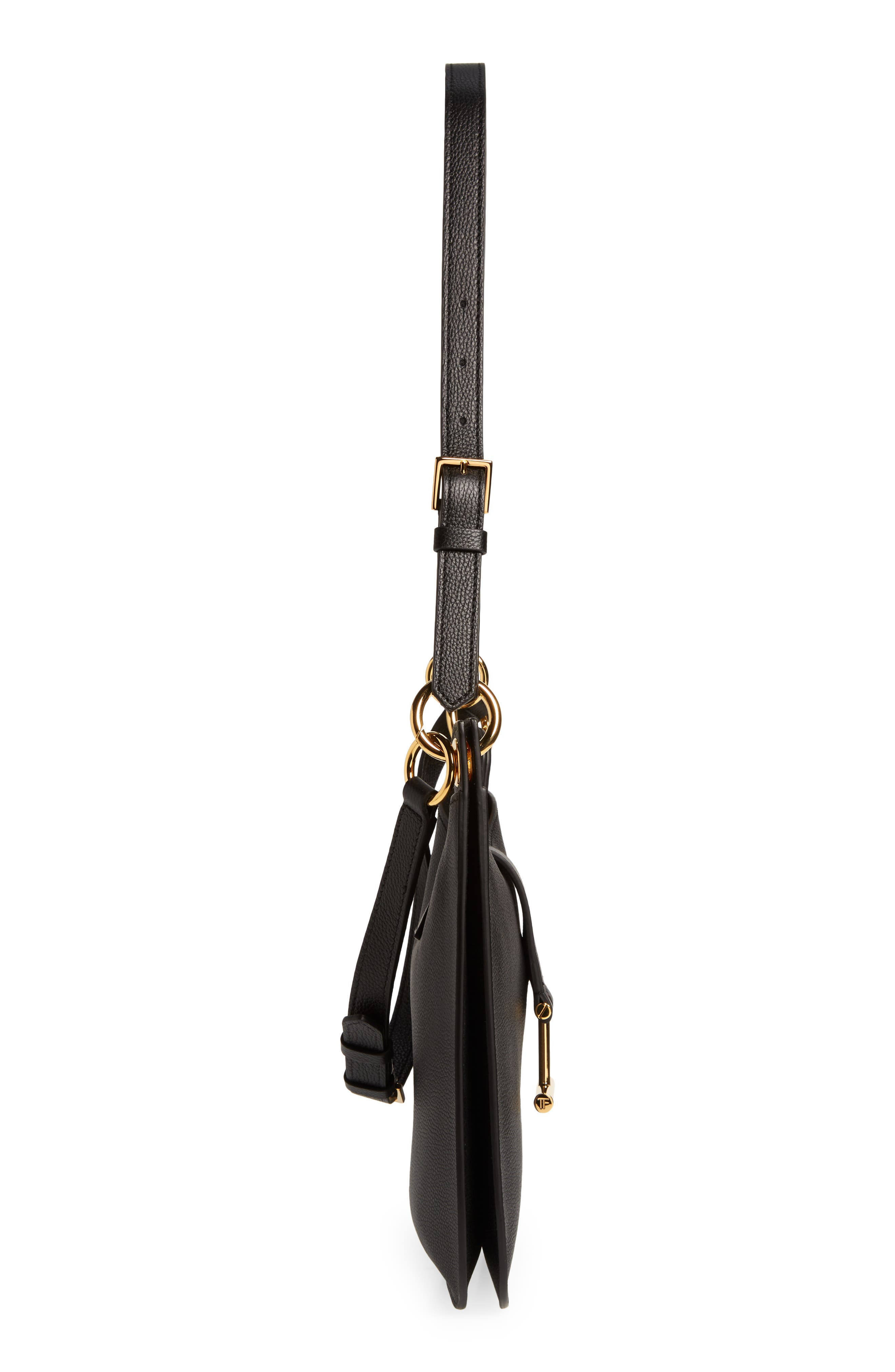 TOM FORD Small Tara Leather Top Handle Bag in Black at Nordstrom - 7