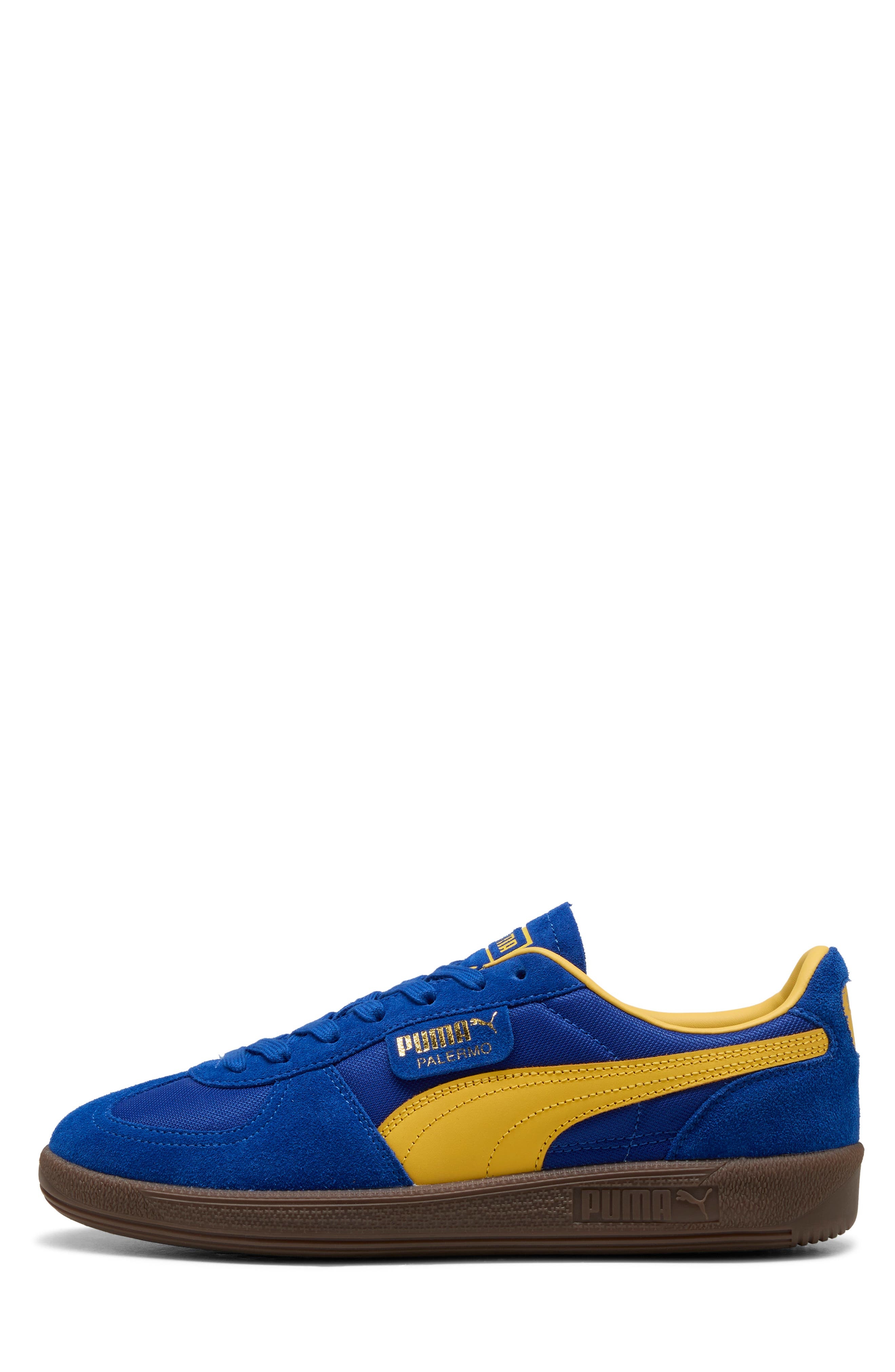 PUMA Palmero Vintage Update Sneaker in Vivid Blue-Sunny Yellow at Nordstrom - 5