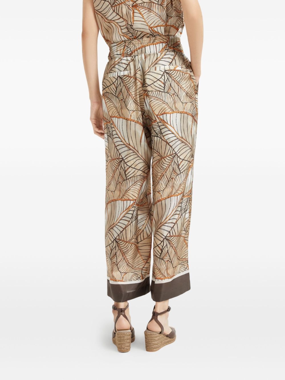 Papyrus-print trousers - 4