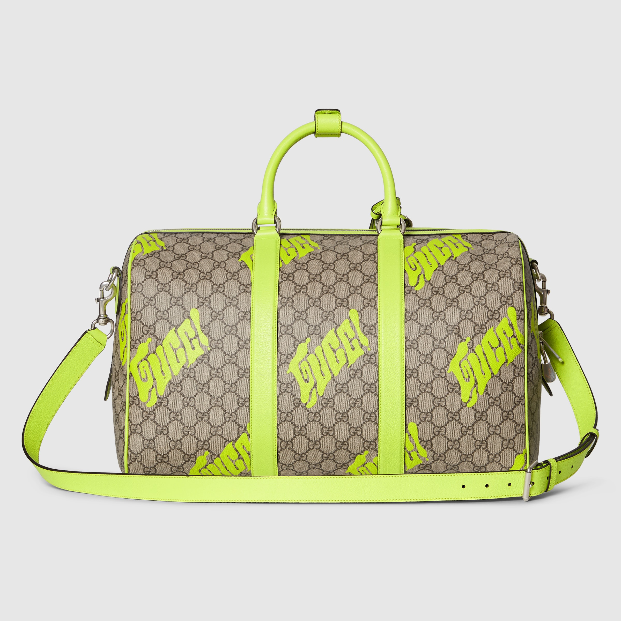 Medium duffle bag with print - 8