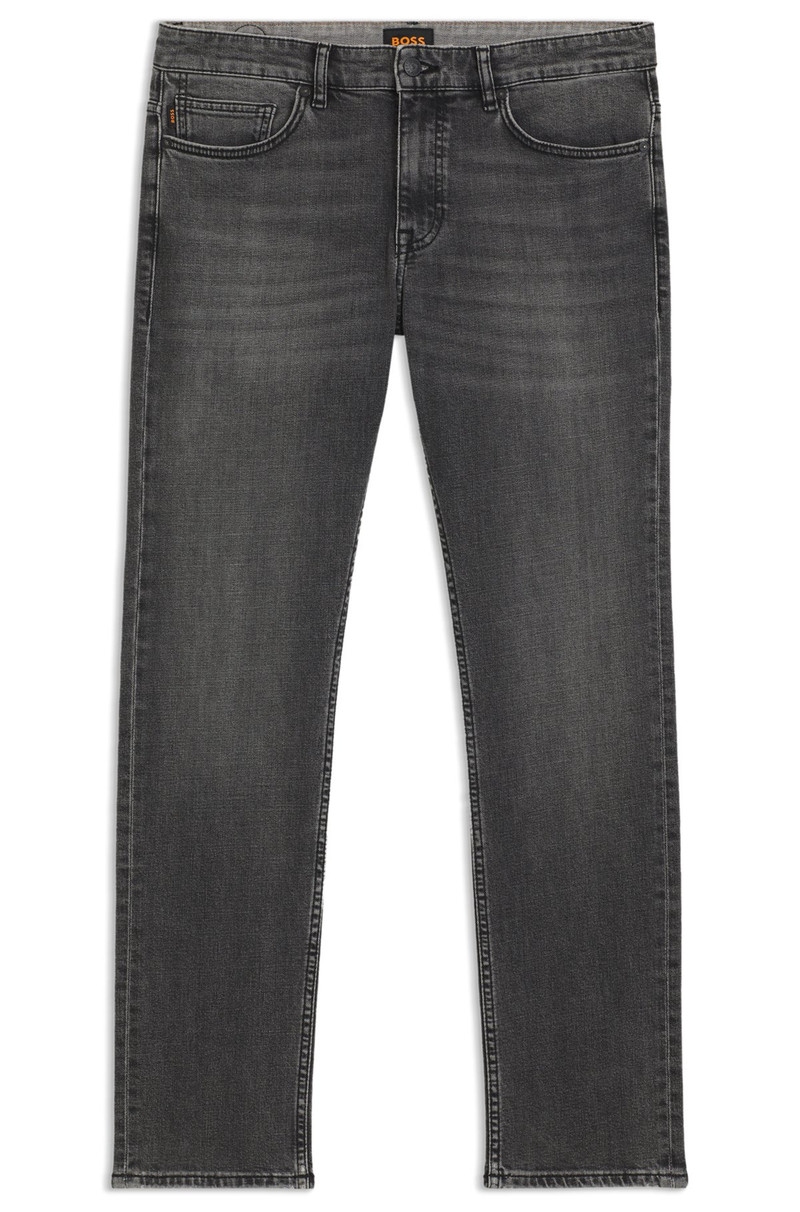 SLIM-FIT JEANS IN LIGHTWEIGHT GRAY COMFORT-STRETCH DENIM 1