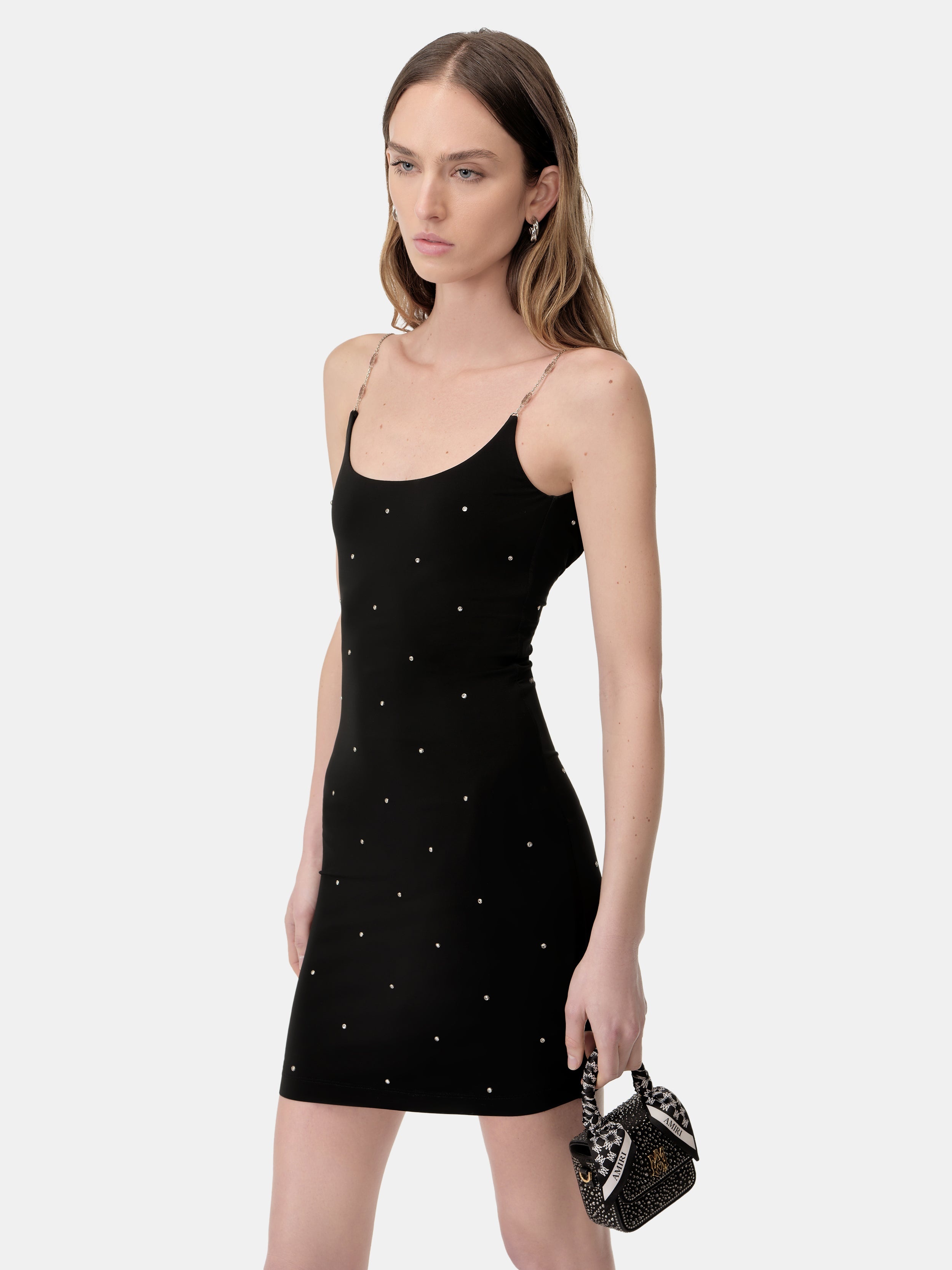 WOMEN'S CRYSTAL MINI DRESS - 4