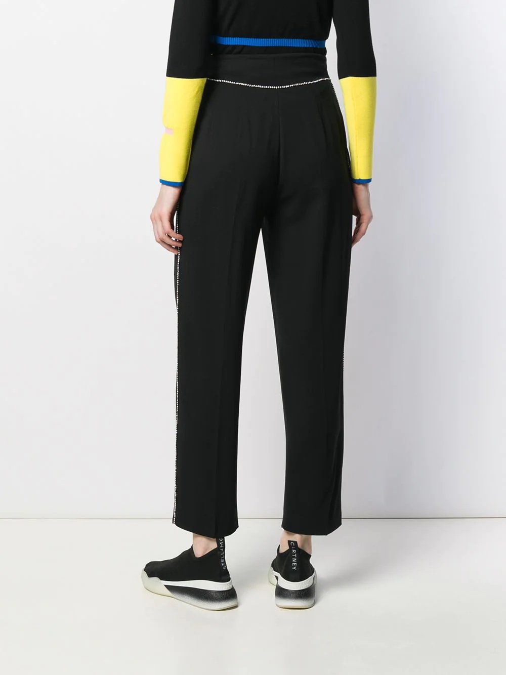 crystal embellished trousers - 4