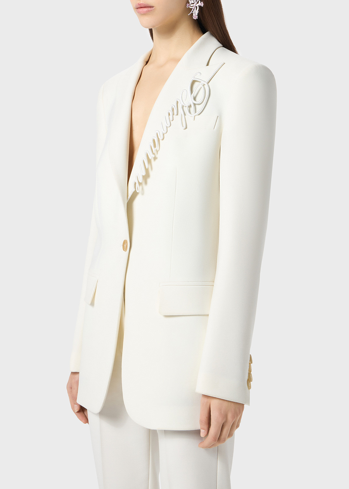 TWILL JACKET WITH EMBROIDERY LOGO - 5