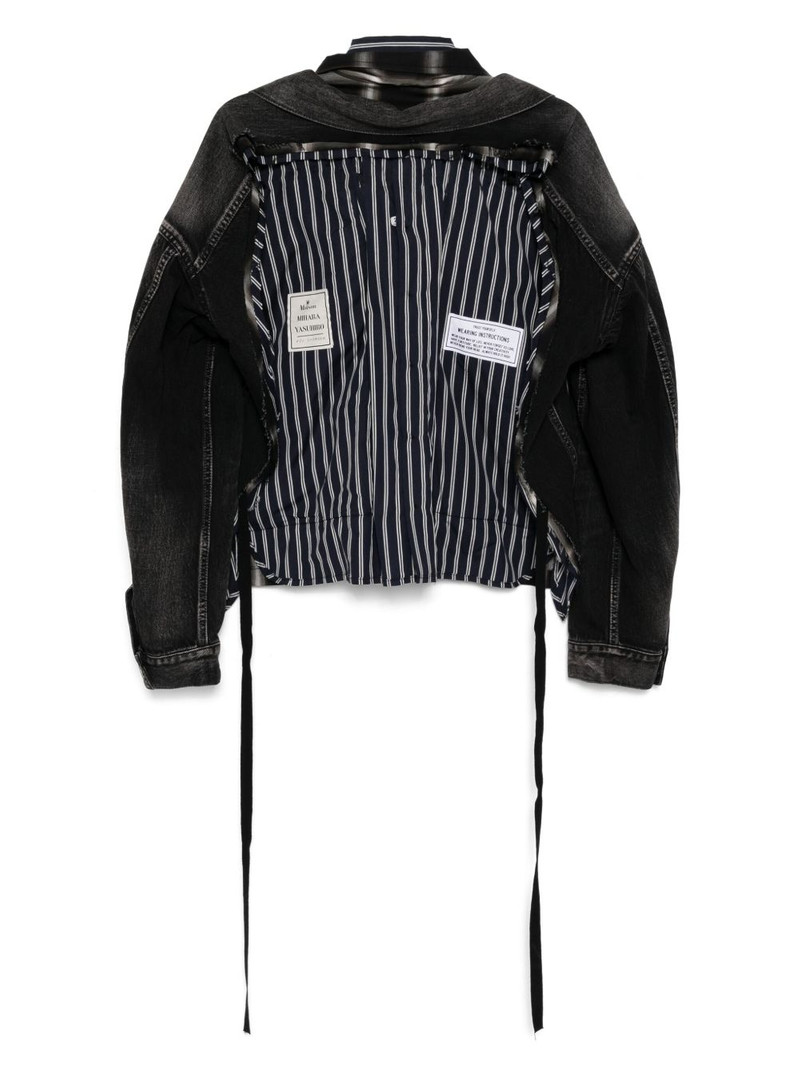 Maison MIHARAYASUHIRO layered denim jacket outlook