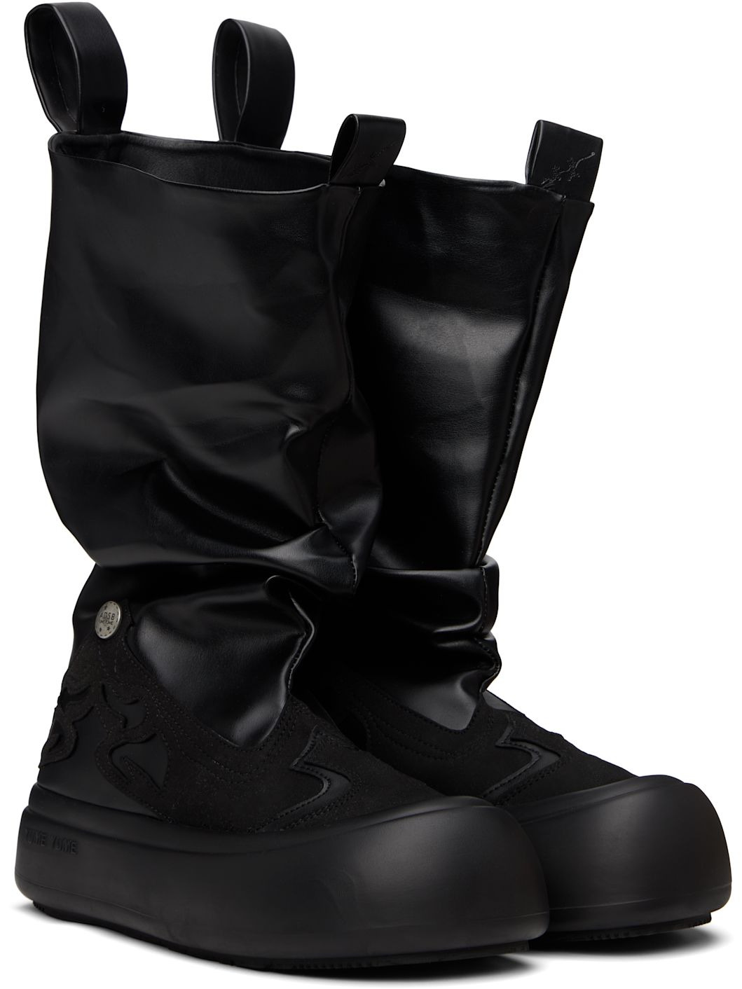 Black YUME YUME Edition Low Fisherman Boots - 4